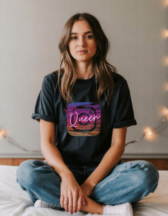 insta queen women tshirt