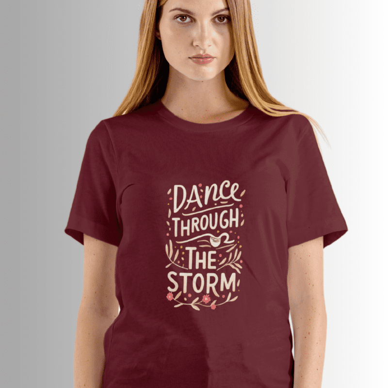 Dance-through-the-storm Classic Relax Fit T-shirt for Women